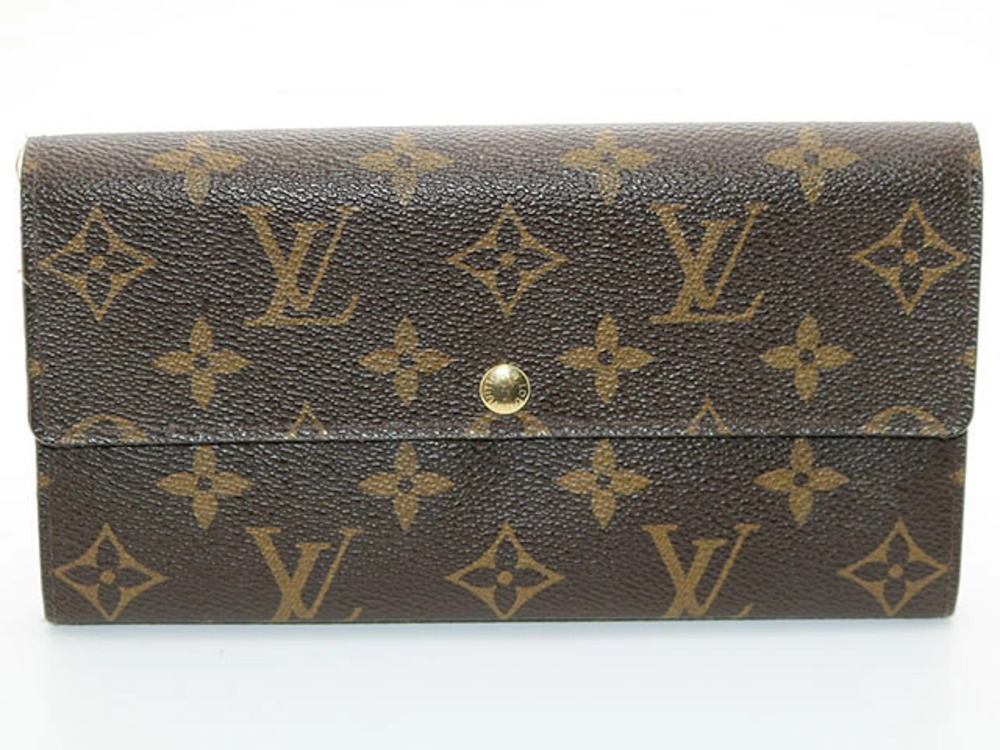 LOUIS VUITTON Monogram Portefeuille Sarah Long Wallet